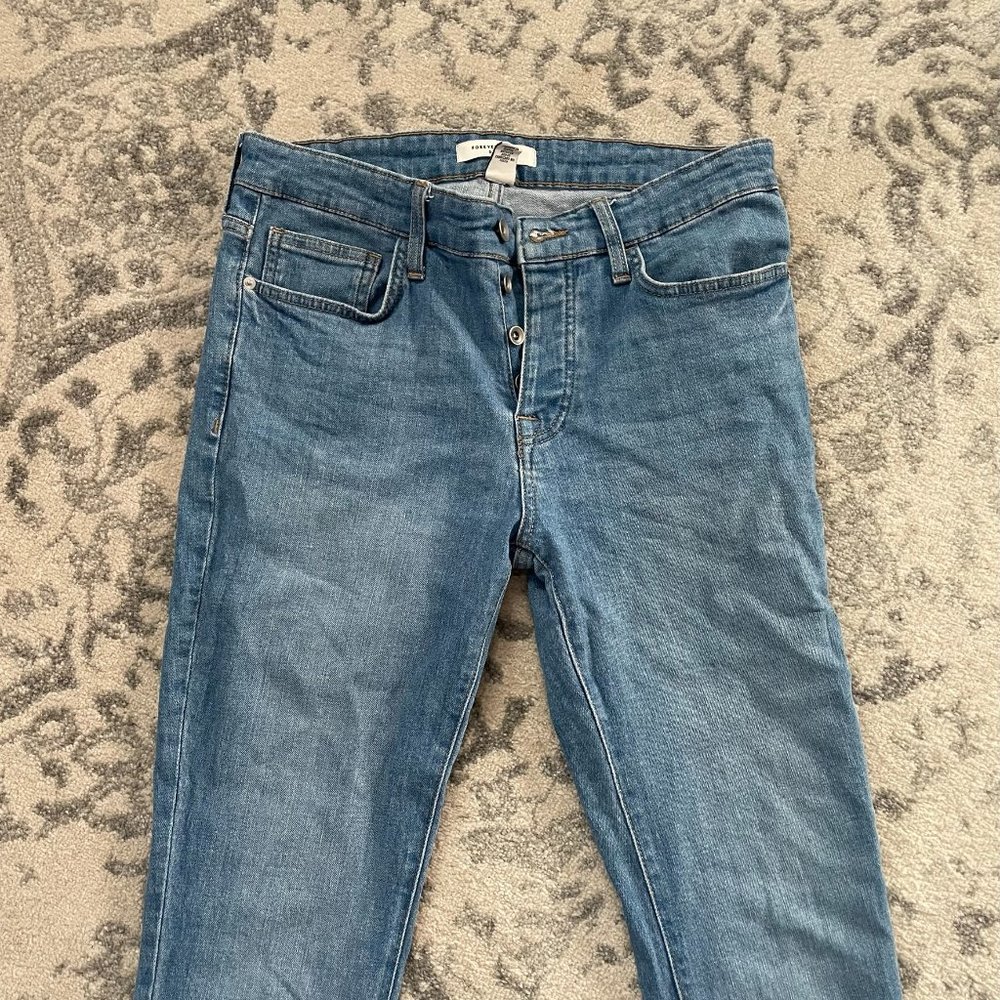 Forever 21 Men Slim Blue Jeans